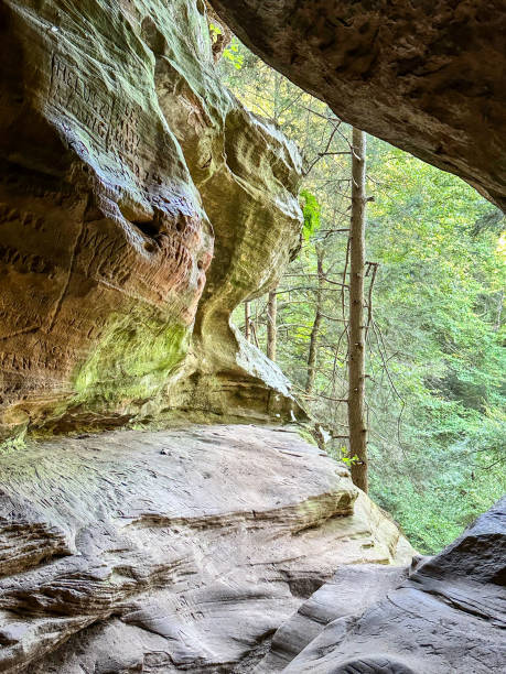 istock Rock House cave in Hocking Hills State Park in Ohio 2177870946