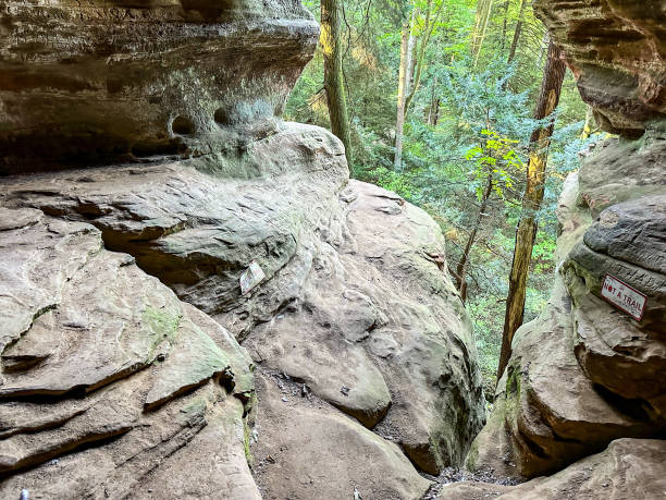 istock Rock House cave in Hocking Hills State Park in Ohio 2177870970