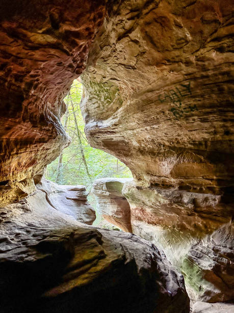 istock Rock House cave in Hocking Hills State Park in Ohio 2177870973