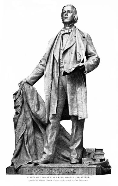 istock Thomas Starr King Statue, Author and Abolitionist, by Sculptor Daniel French, San Francisco, California, United States, 19th Century American Culture 2177871755