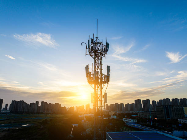 istock Mobile Communications Towers in the morning 2177879348