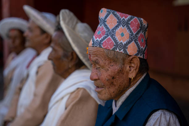Khokana, Nepal, 08 October 2024. The Newar community of Khokana celebrates the five-day-long festival as an alternative to the Dashain festival, the largest festival for Nepalese Hindus.