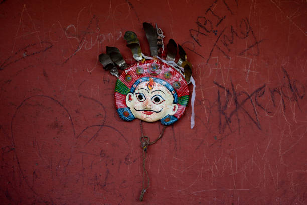 Khokana, Nepal, 08 October 2024. The Newar community of Khokana celebrates the five-day-long festival as an alternative to the Dashain festival, the largest festival for Nepalese Hindus.