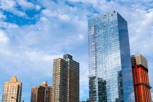 Skyscrapers in battery park, New York, USA.