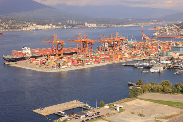 istock aerial view of Vancouver Centerm terminal 2177894686