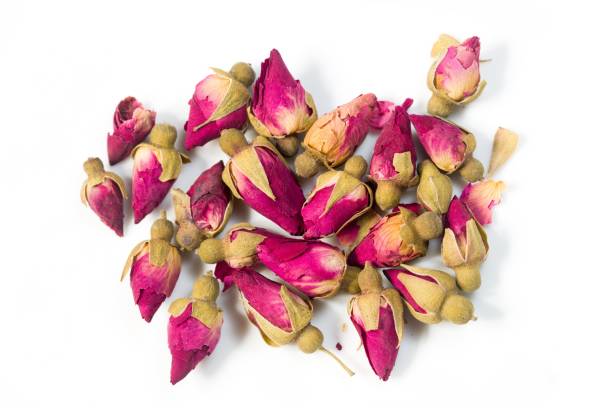 istock Small pile of dried pink rosebuds 2177896355