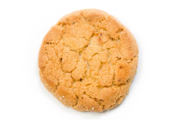 istock Close-up image of a single round cookie 2177900610