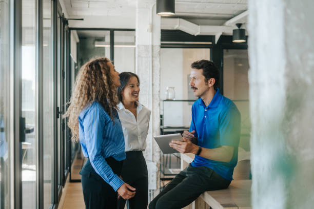 istock Multicultural businesspeople working in a modern an office 2177901939