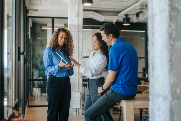 istock Multicultural businesspeople working in a modern an office 2177902024