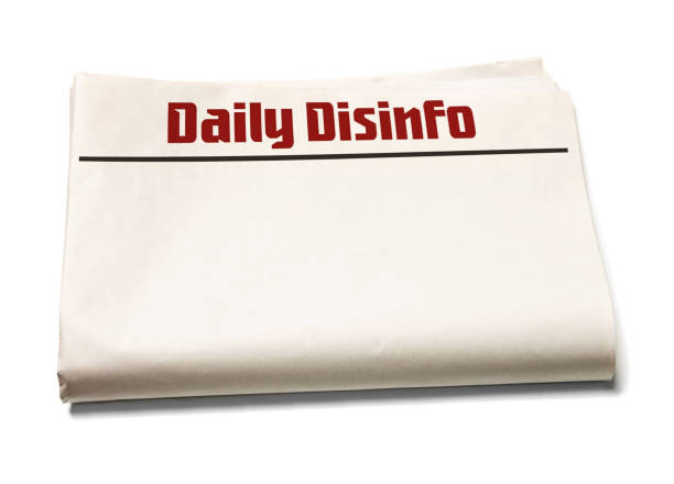 Daily News Sign with Retro Microphone. 3D Render