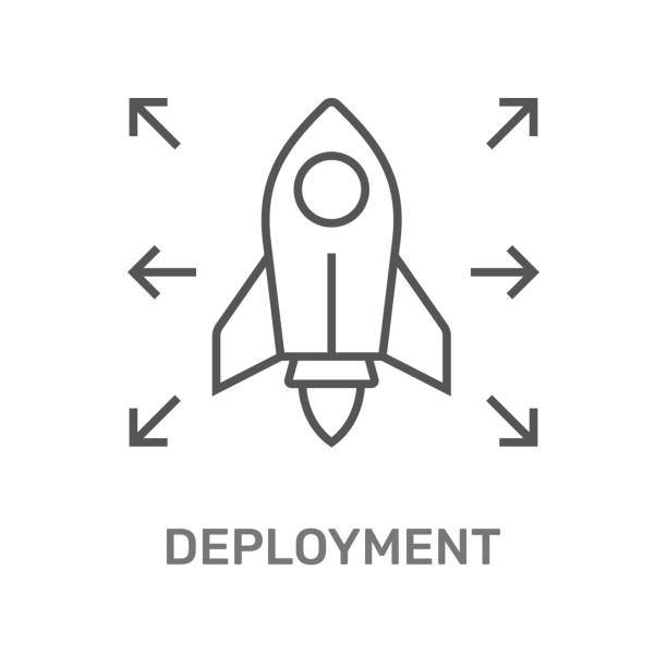 Deployed Code Rocket Icon 10+ Deployment Pipeline Stock Illustrations, Royalty-Free Vector ...