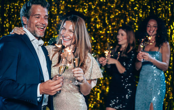 istock Friends celebrating New Year's Eve. 2177908464