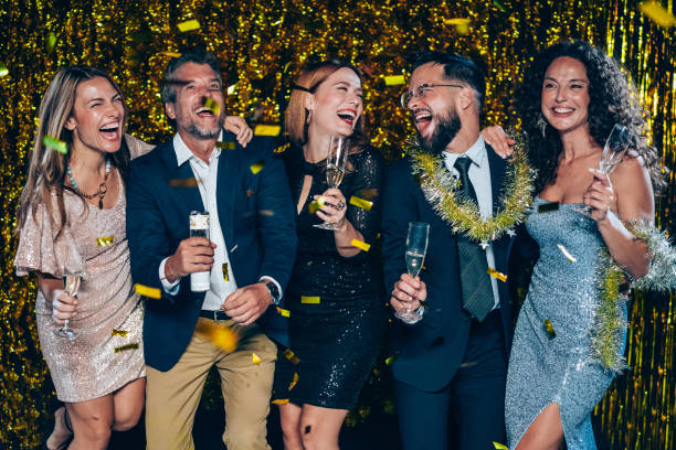 istock Friends celebrating New Year's Eve. 2177908489