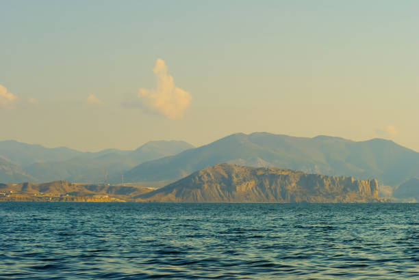 istock emerald calm sea bay at the bright day 2177908709