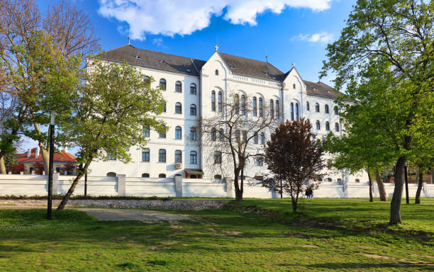 istock Gyor, Hungary. Nice old building Architecture - Theological college 2177908960