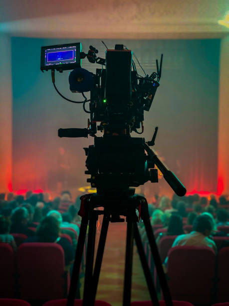 istock movie camera on the tripod 2177915138