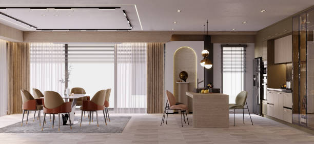 istock Interior design 3d render room corner and background of different corners with beautiful decoration, wall decoration 2177915799