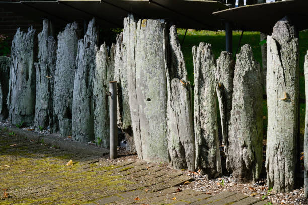Fence made of whalebone on Borkum