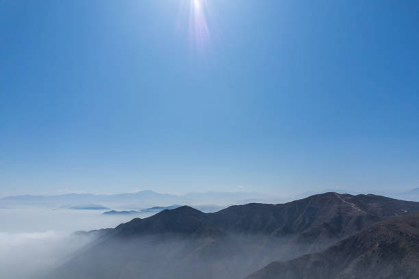 Aerial view of mountains. Antalya, Turkey. Taken via drone.