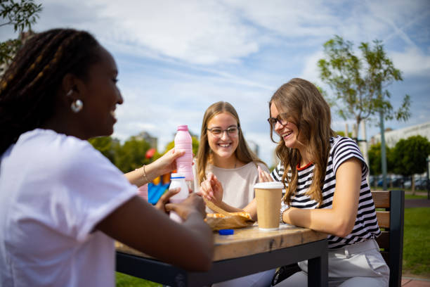 istock Relaxing together over breakfast in the fresh air 2177926855