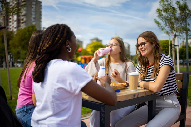 istock Relaxing together over breakfast in the fresh air 2177926861