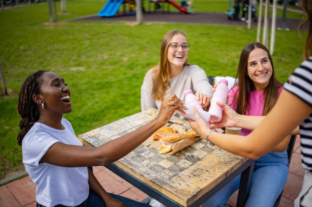 istock Snack time and smiles in the sun 2177927243