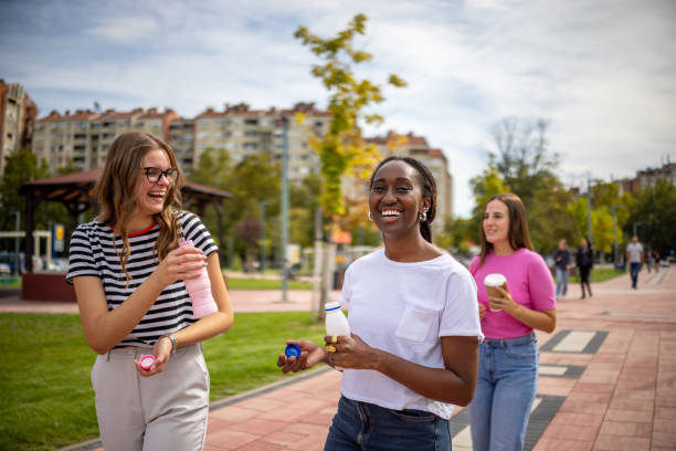 istock Friends sharing a moment on the move 2177927541