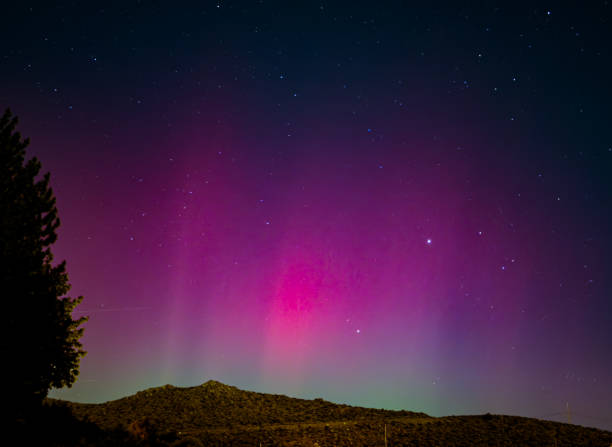 istock aurora borealis northern lights in the nevada desert 2177928923