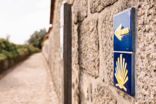 istock Camino de Santiago directional sign 2177934224