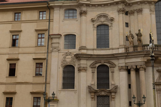istock There is a large structure featuring a prominent statue positioned atop it 2177935124