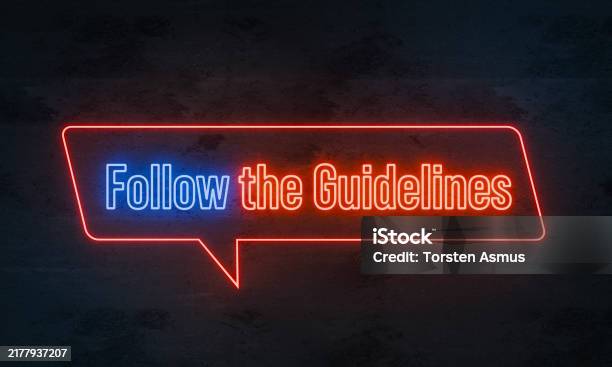 Follow Guide Follow The Guideline Stock Illustration - Download Image Now - Advice ...