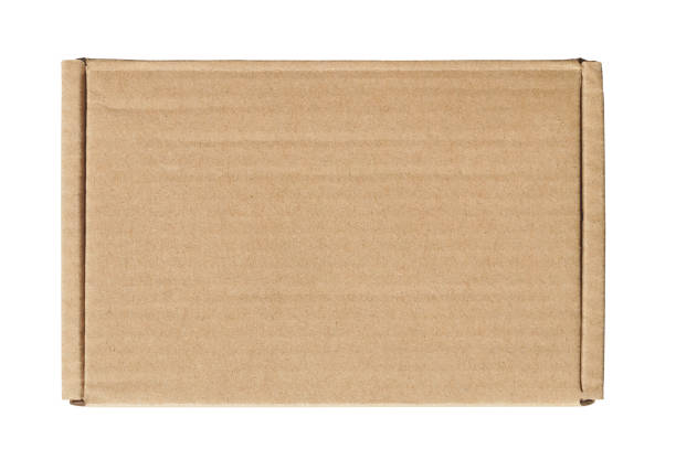 istock Plain brown cardboard box viewed from above, ideal for shipping or storage isolated on a white background perfect for design presentations 2177939972