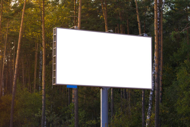 istock Background, billboards on city streets and along roads 2177943016