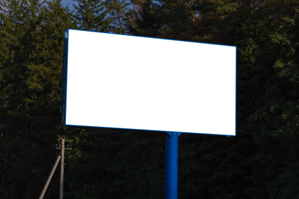 istock Background, billboards on city streets and along roads 2177945407
