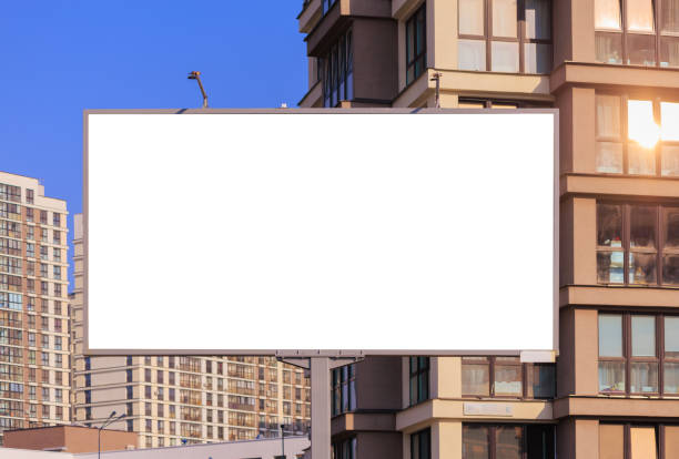 istock Background, billboards on city streets and along roads 2177945791