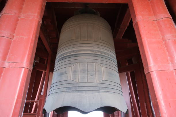 istock large Ancient Chinese bell in Bell Tower in Beijing, China 2177950506