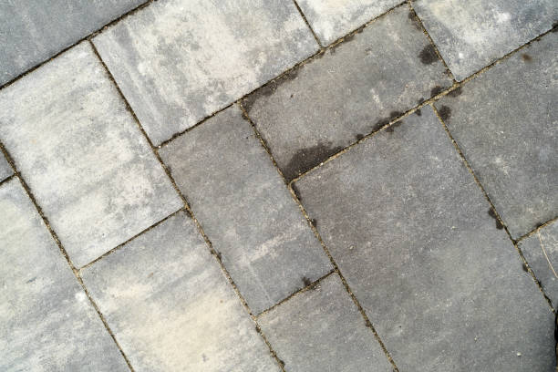 istock Cobblestone by the House with Moss 2177950896