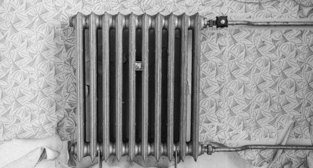 istock old vintage radiator on the wall 2177958214