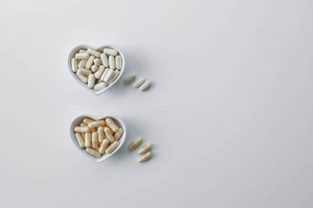 istock Tablets and vitamins on white background, banner advertising, pharmaceuticals 2177968003