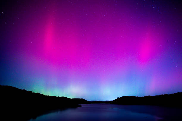 istock Aurora Borealis over Northern NJ 2177969558