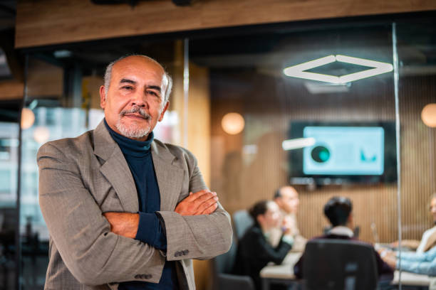istock Portrait of mature man at office 2177975012