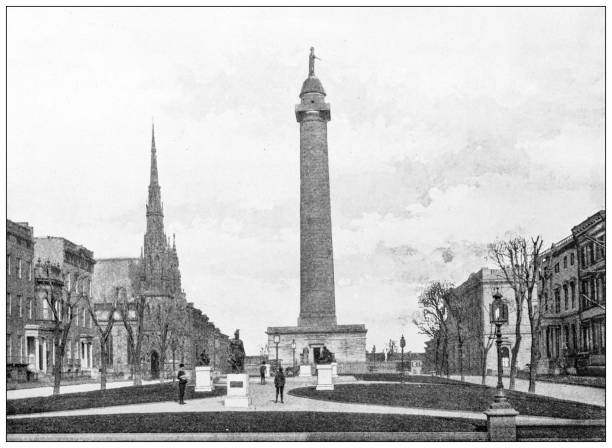 istock History and landmarks of USA: Mount Vernon Place, Baltimore, MD 2177980310