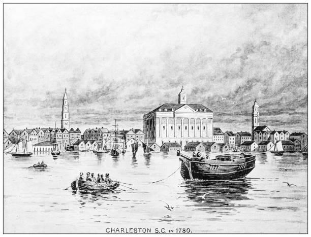 History and landmarks of USA: Charleston, South Carolina, 1780