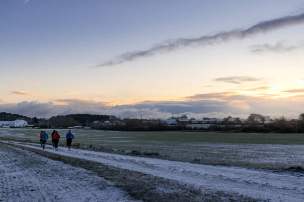 istock Beautiful Sunrise Run in the Countryside 2177980672