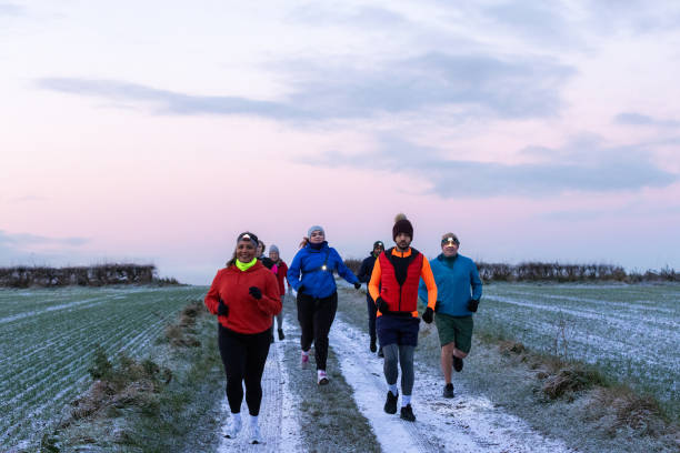 istock Beautiful Sunrise Runs in the Countryside 2177980736
