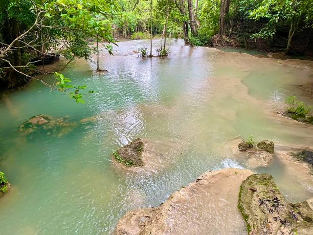 istock Thailand-  Erawan national park- waterfall 2177984951