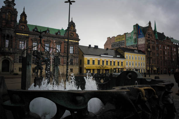 istock fountain in the main square of malmoe 2177987590