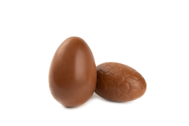 istock Easter chocolate bunny, chick and chocolate eggs isolated on white background. Chocolate eggs and other sweets. Easter celebration concept. Easter sweets on the table. Place for text. copy space. 2177988277