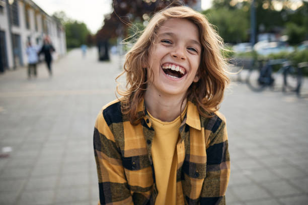 istock Portrait of a beautiful boy smiling 2177988727