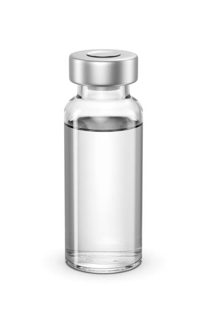 istock Medical 15R vial for injection isolated on white. 3D rendering. 2177990570